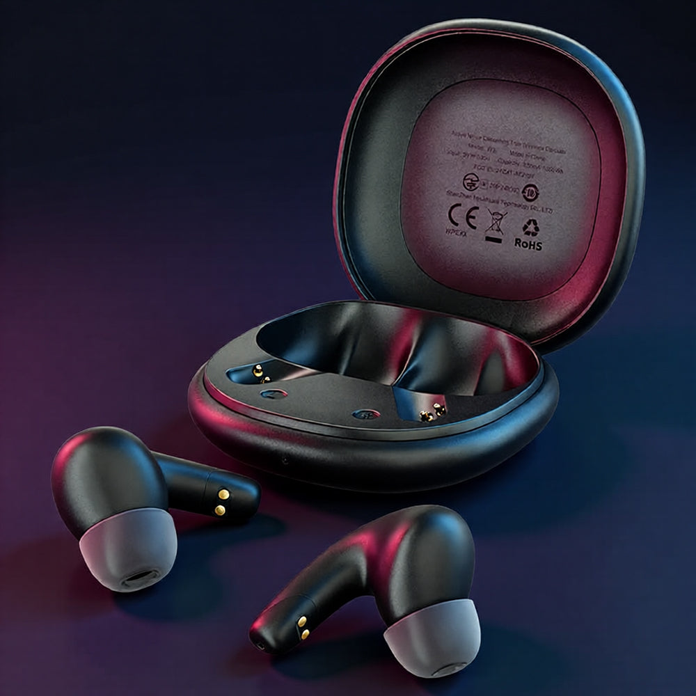 Brezžične slušalke Bluetooth Acefast W3, TWS, ANC, črne