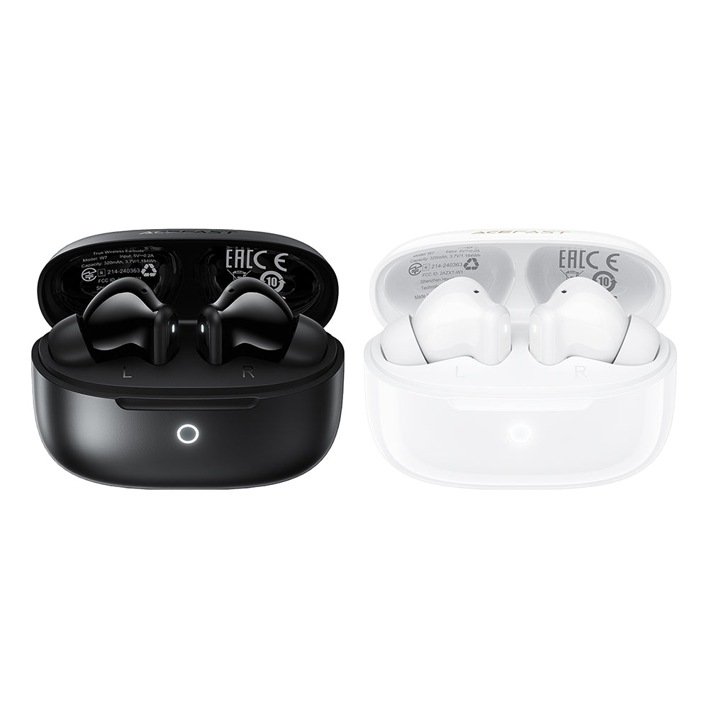 Brezžične slušalke Bluetooth Acefast W7, TWS, bele
