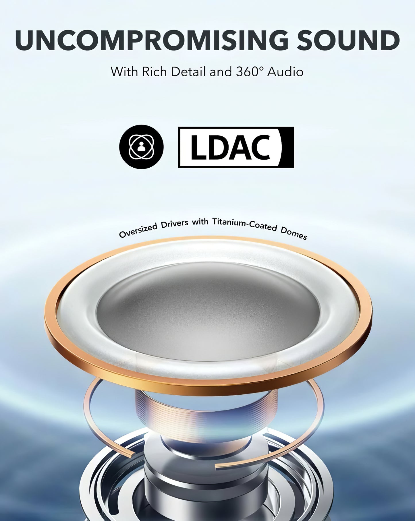 Slušalka za prostoročno telefoniranje Bluetooth Anker Soundcore AeroFit Pro, TWS, črna A3871G11