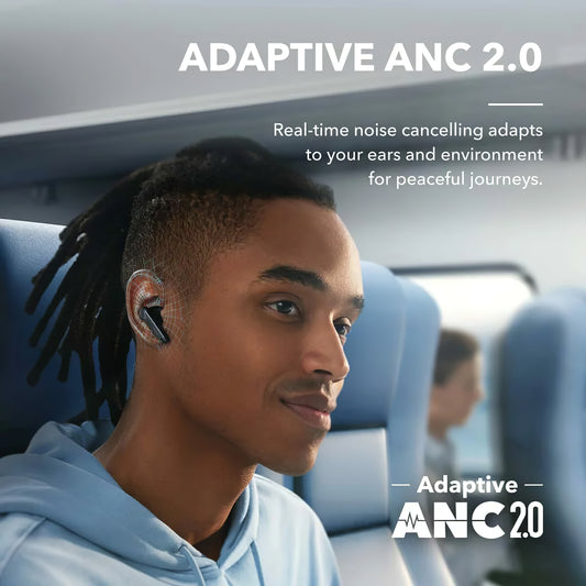 Handsfree Bluetooth Anker SoundCore Liberty 4 NC, TWS, ANC, MultiPoint, Črna A3947G11