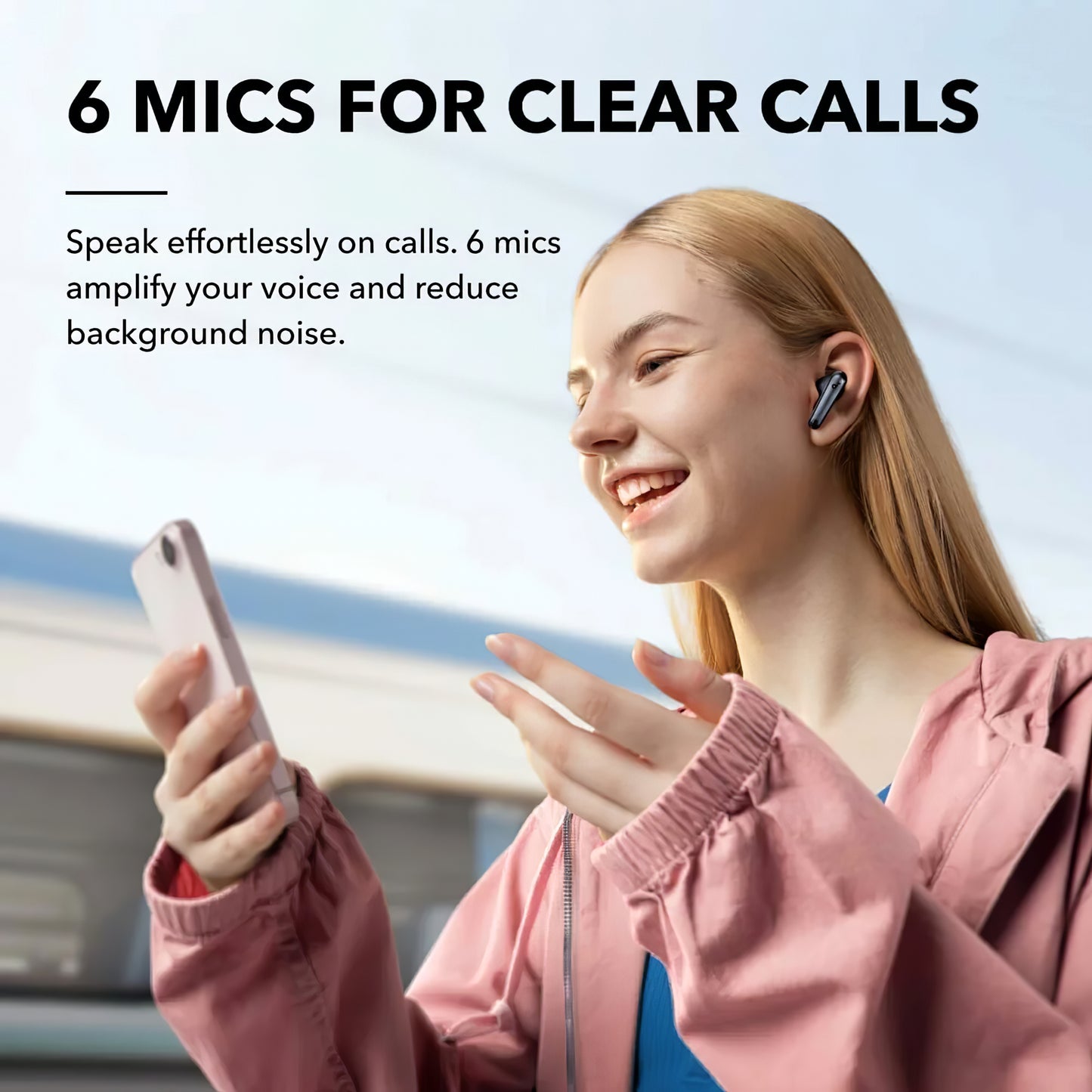 Bluetooth prostoročno telefoniranje Anker SoundCore Liberty 4 NC, TWS, ANC, MultiPoint, črn A3947G11