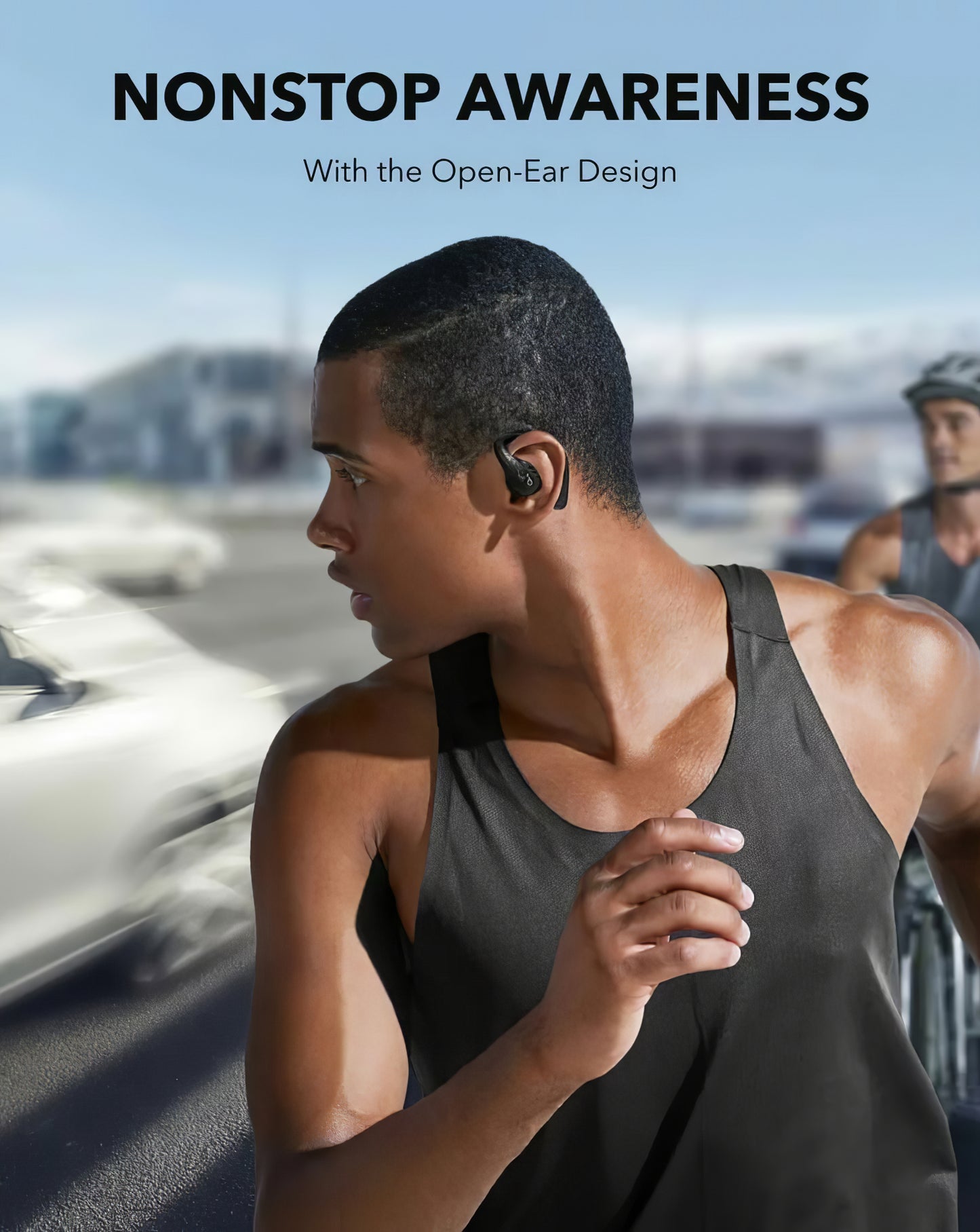 Slušalka za prostoročno telefoniranje Bluetooth Anker Soundcore AeroFit Pro, TWS, črna A3871G11