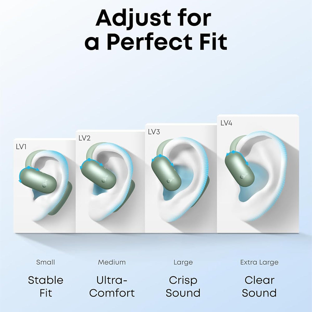 Brezžične slušalke Bluetooth Anker SoundCore AeroFit 2, TWS, zelene A3874G61