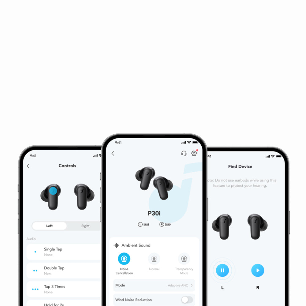 Handsfree Bluetooth Anker SoundCore P30i, TWS, ANC, Črna A3959311