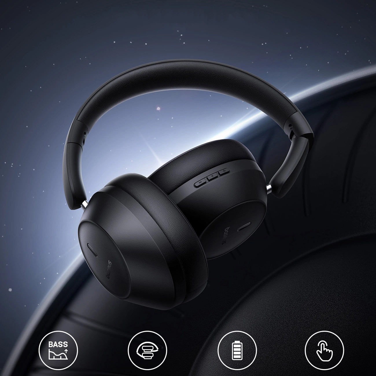 Handsfree Bluetooth Baseus Bass 30 Max, A2DP, Črna A00070700121-00