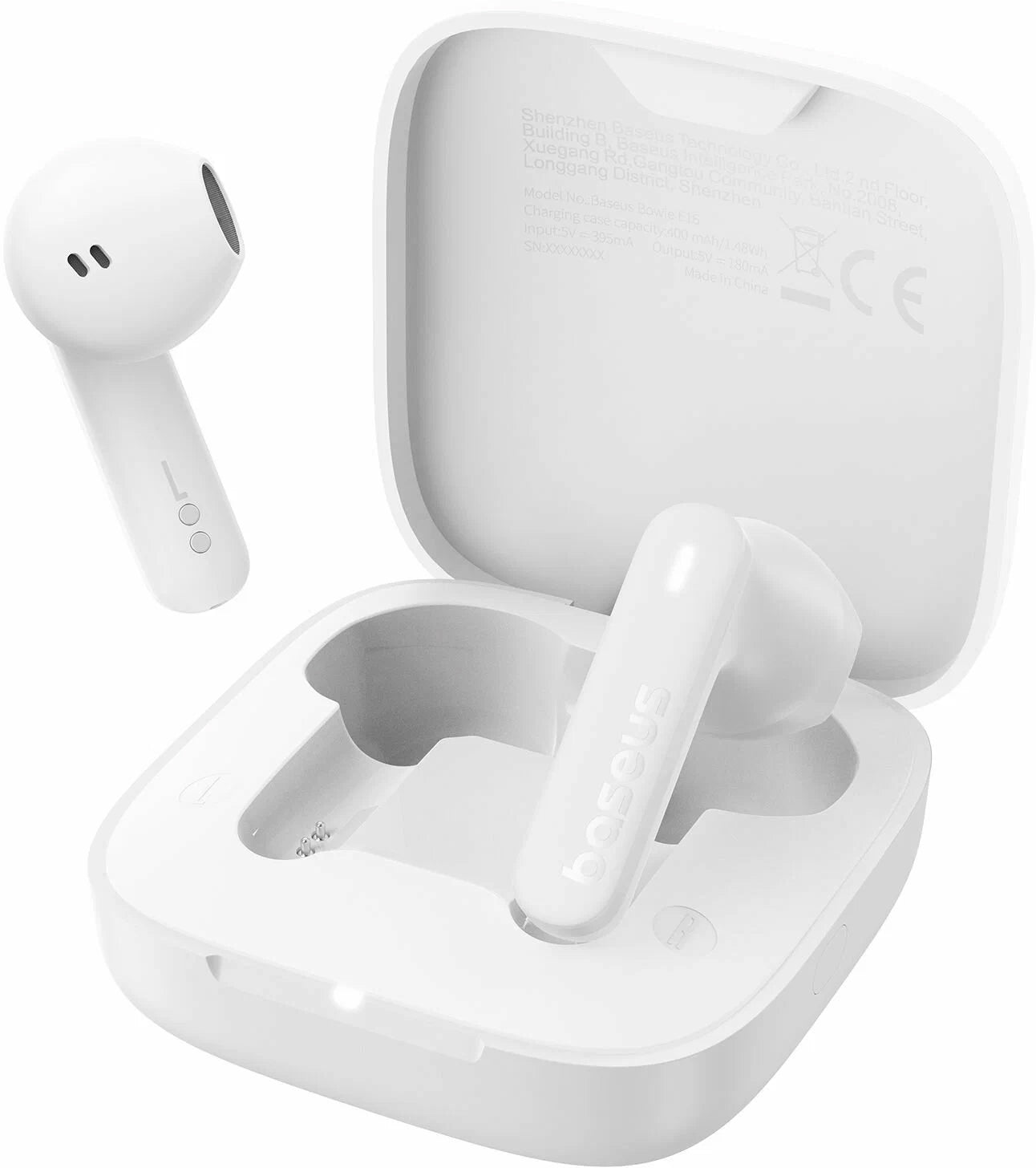 Handsfree Bluetooth Bluetooth Baseus Bowie E16, TWS, bela A00061900223-00