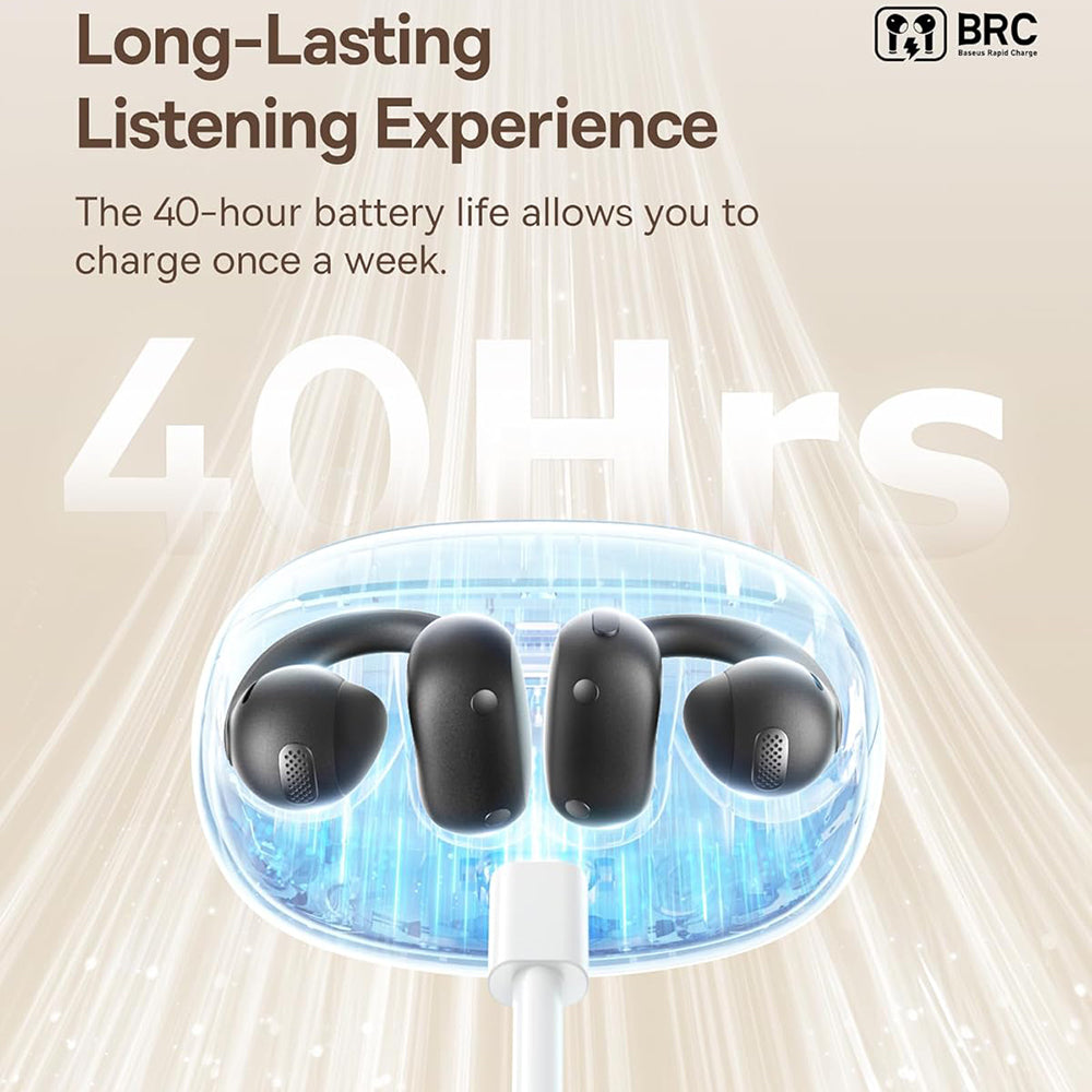 Handsfree Bluetooth Baseus Bowie MC1, TWS, Črn A00083501126-00