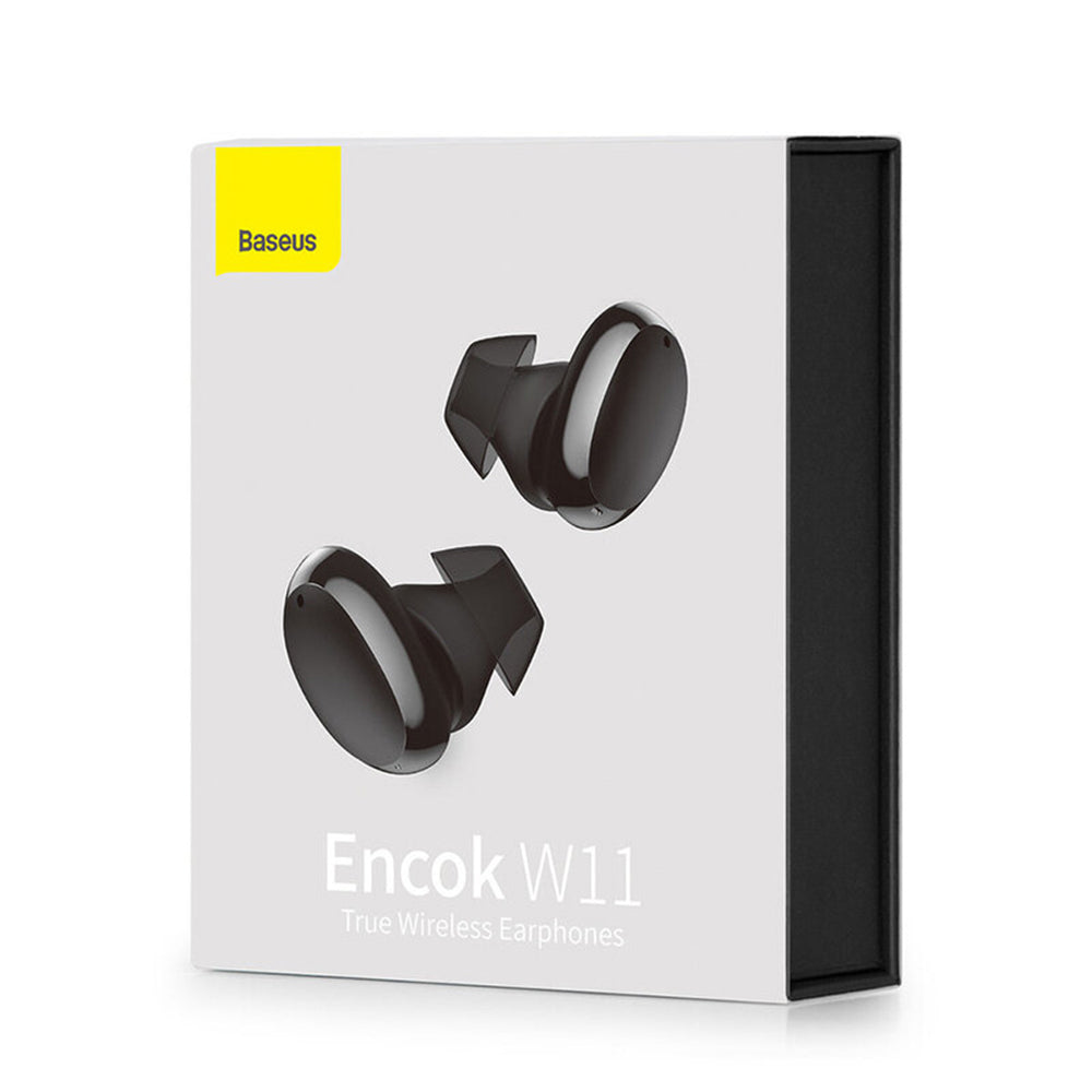 Handsfree Bluetooth Baseus Encok W11, TWS, Črna NGTW060001