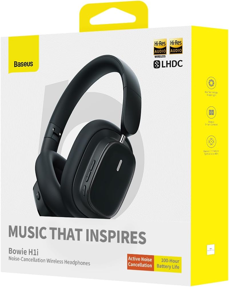 Handsfree Bluetooth Baseus Bowie H1i, A2DP, ANC, Črna A00050402113-00