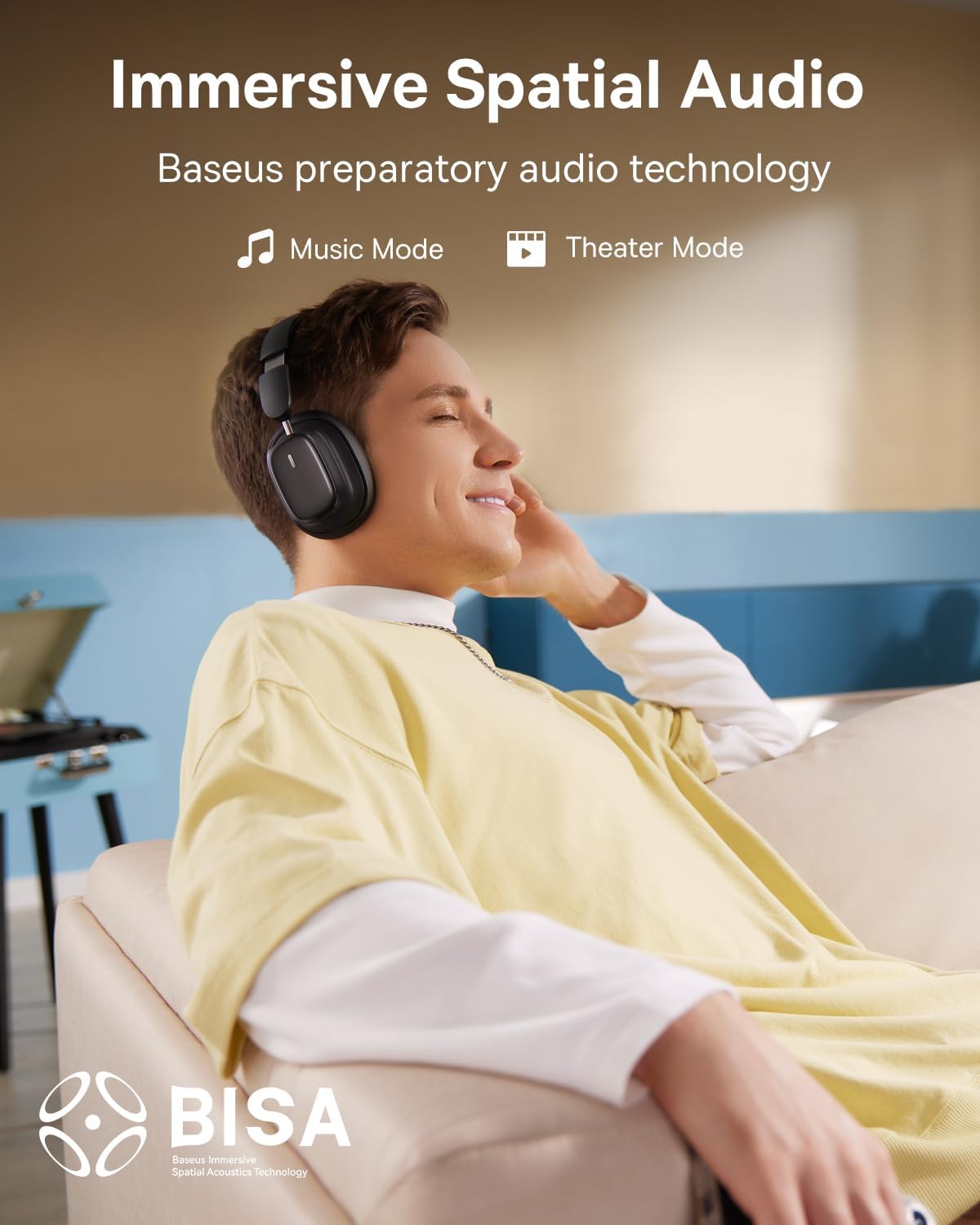 Handsfree Bluetooth Baseus Bowie H1i, A2DP, ANC, Črna A00050402113-00
