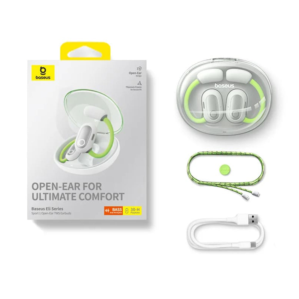 Handsfree Bluetooth Baseus PM20A, TWS, Zelena A00064400641-00