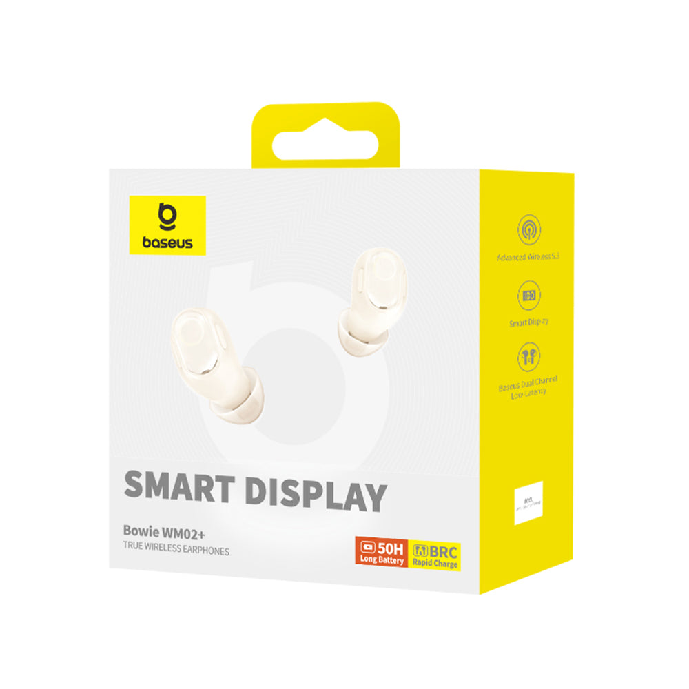 Handsfree Bluetooth Baseus WM02+, TWS, Bel NGTW370302