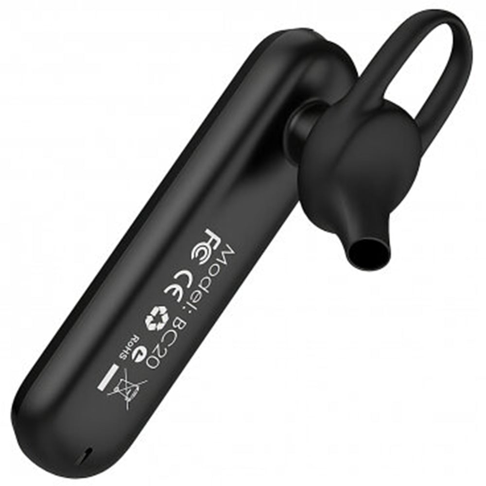 Bluetooth prostoročni Borofone BC20 Smart Business, A2DP, Črna