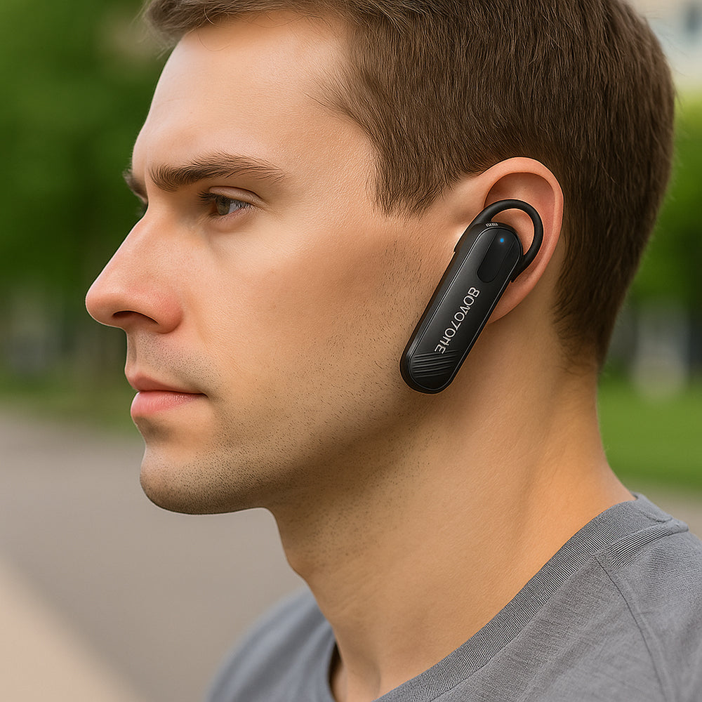 Bluetooth prostoročni Borofone BC20 Smart Business, A2DP, Črna