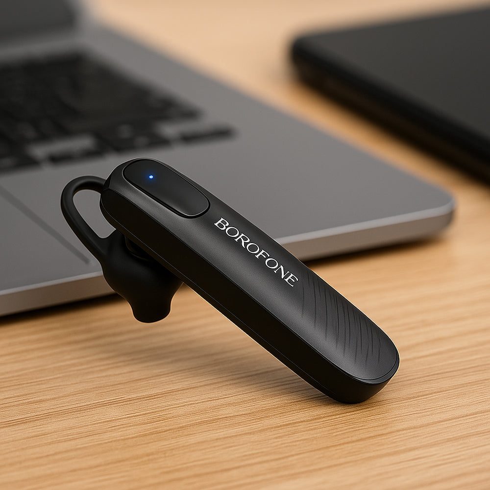 Bluetooth prostoročni Borofone BC20 Smart Business, A2DP, Črna