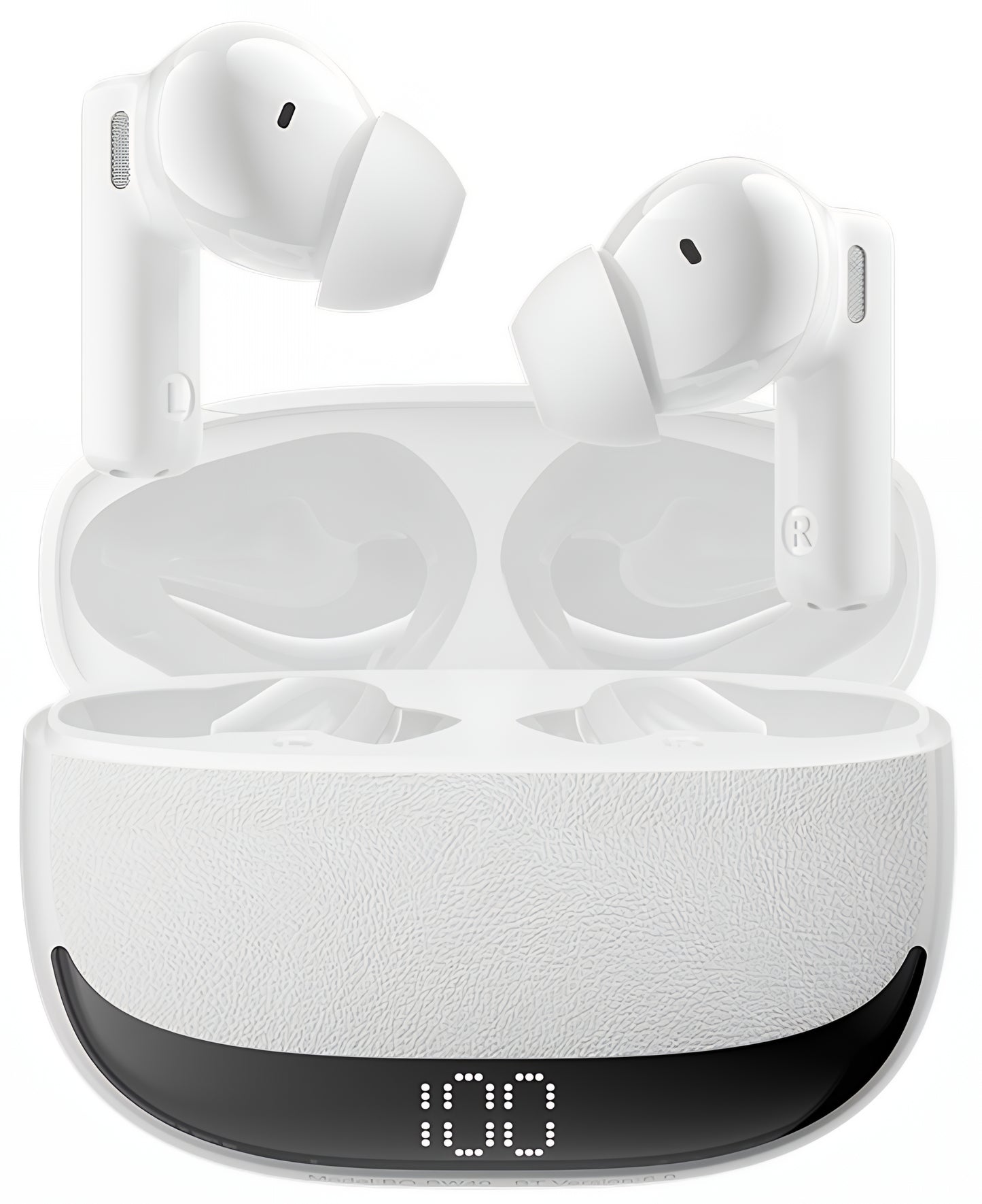 Bluetooth prostoročne slušalke BWOO BW40, TWS, ANC, bele