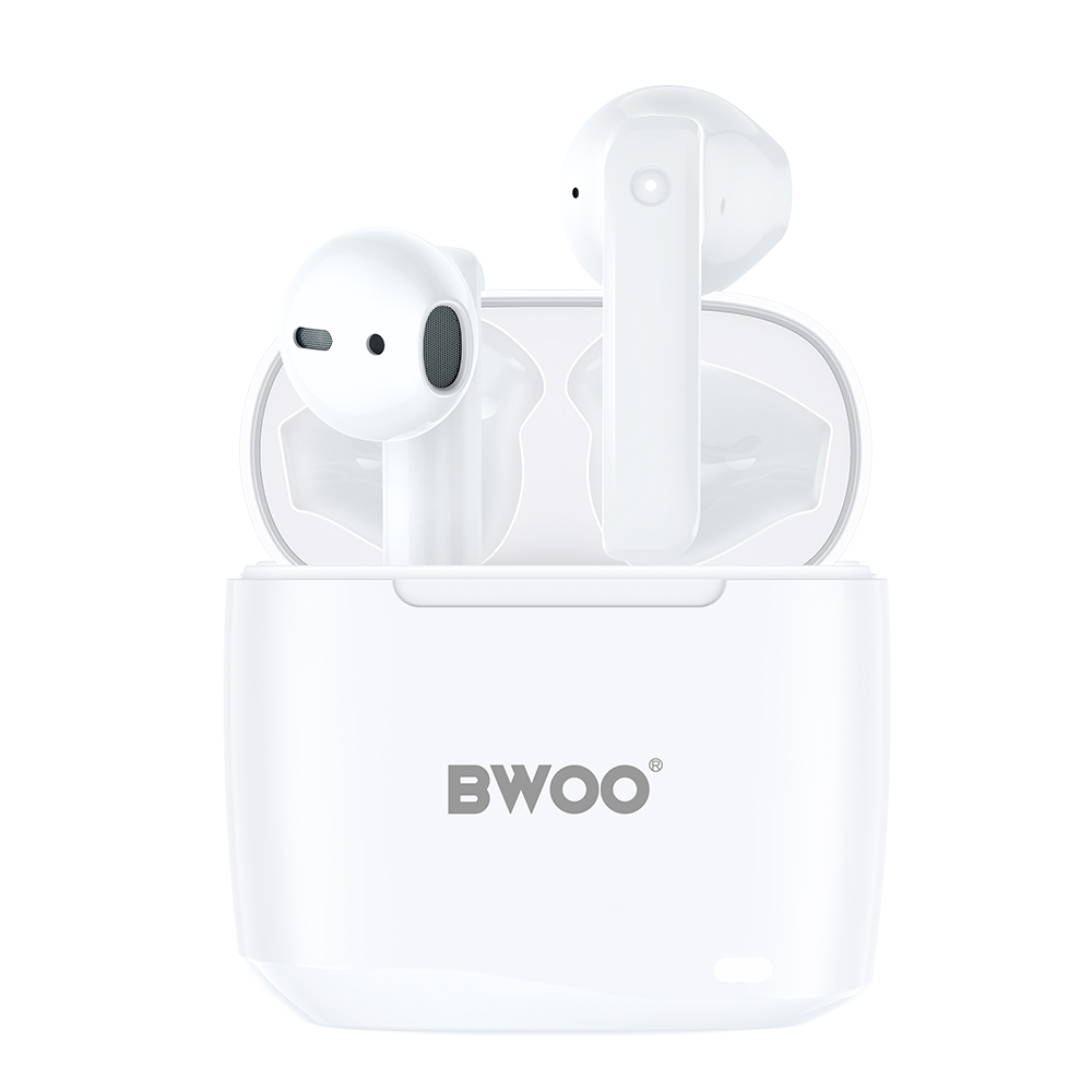 Bluetooth prostoročni BWOO BW94, TWS, Bela