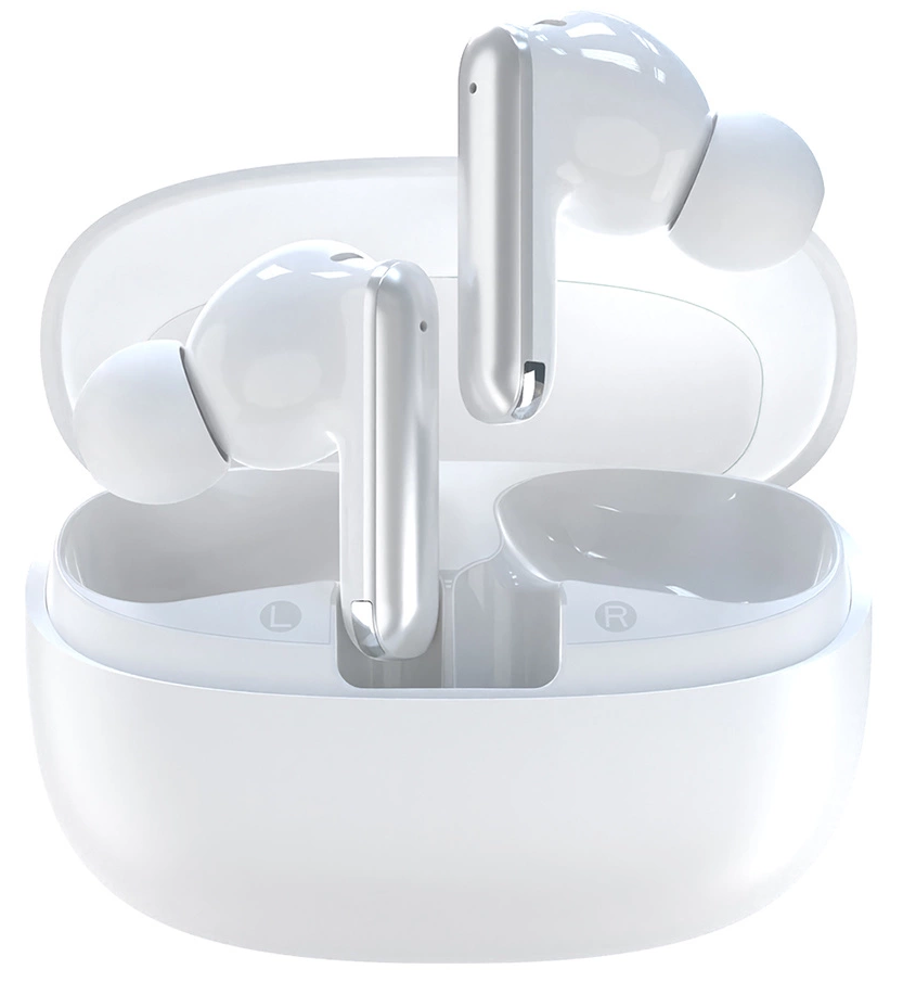 Bluetooth prostoročne slušalke Dudao U21, TWS, ANC, Bela