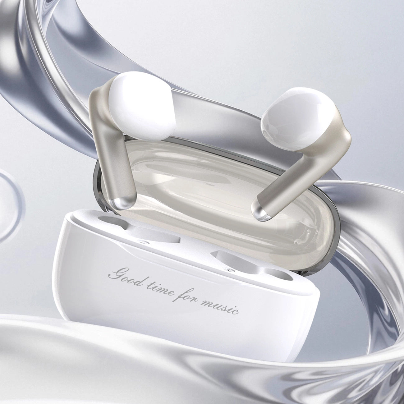 Brezžične slušalke Bluetooth Dudao U8, TWS, bele
