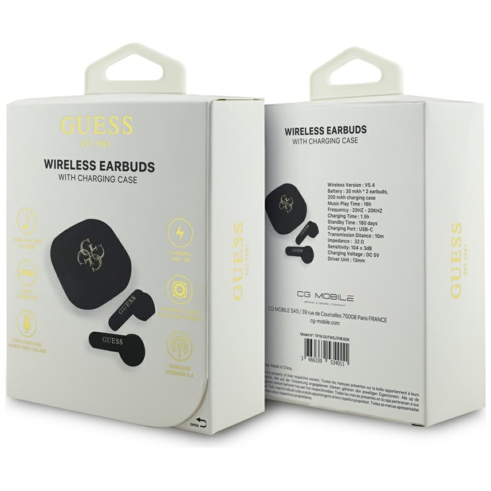 Handsfree Bluetooth Guess 4G Metal Logo, TWS, Bel
