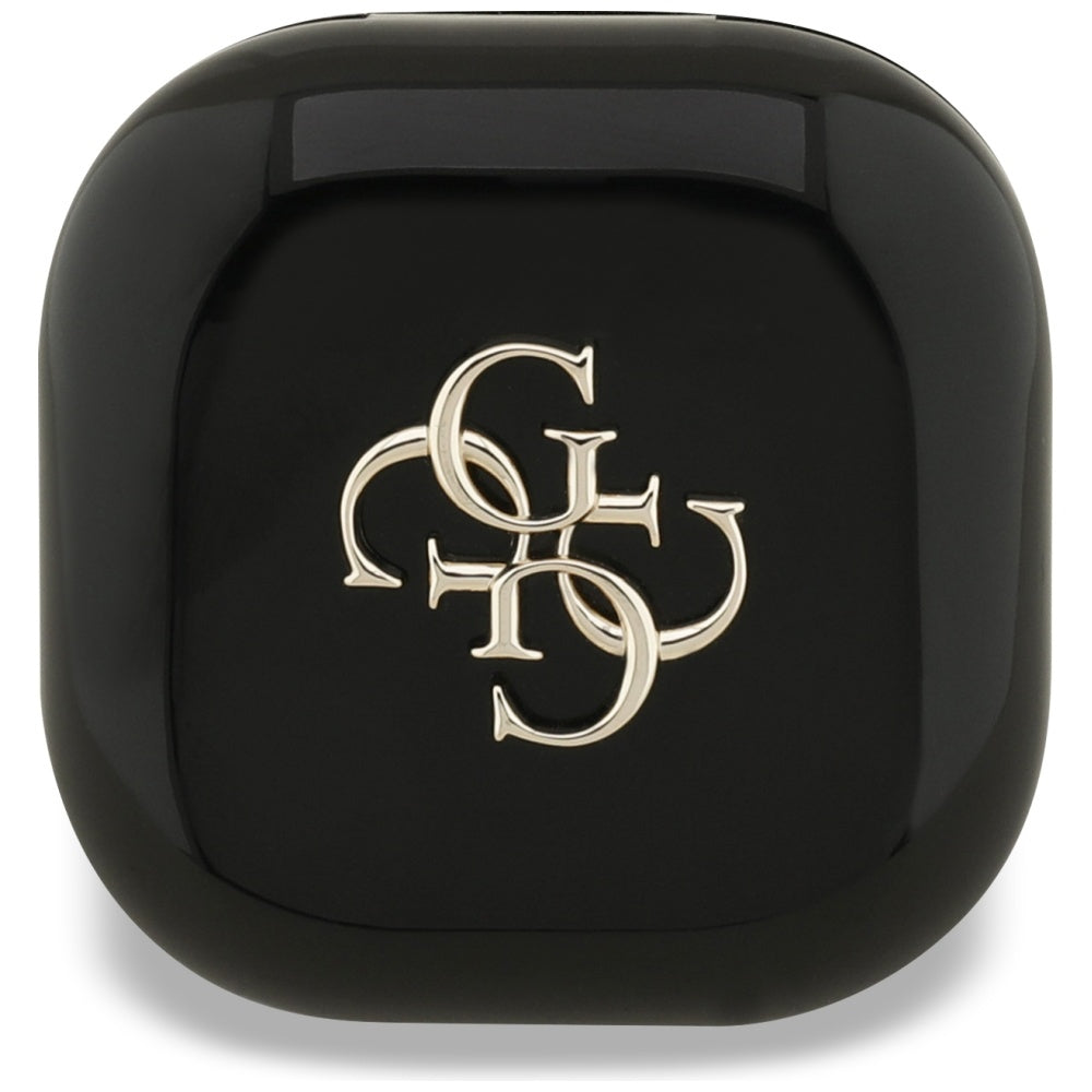 Handsfree Bluetooth Guess 4G Metal Logo, TWS, Črn