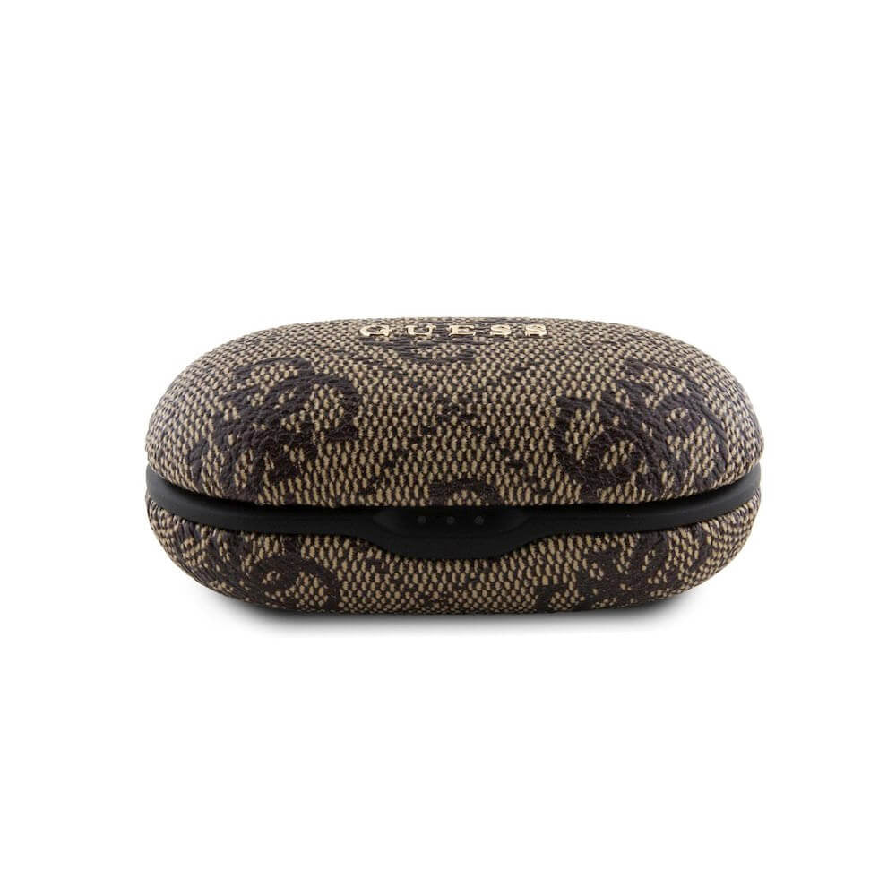 Brezžične slušalke Bluetooth Guess 4G Metal, TWS, rjave