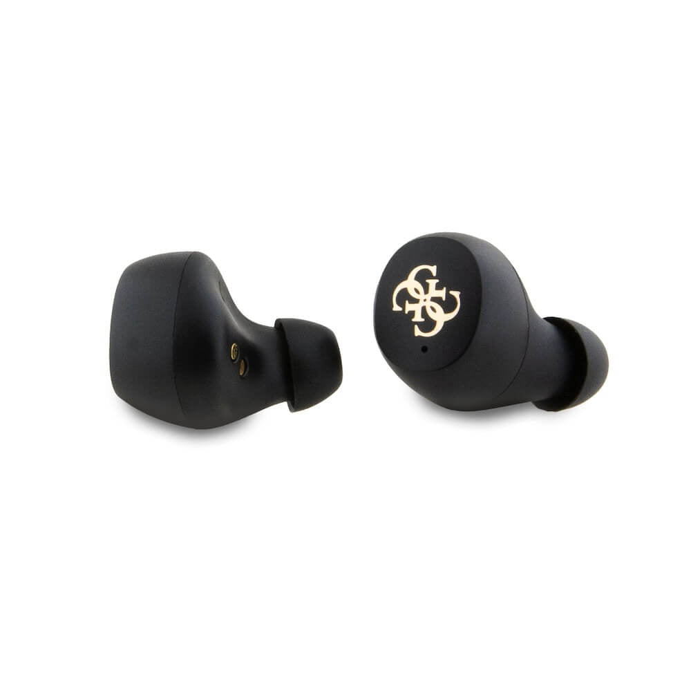 Handsfree Bluetooth Guess 4G Metal, TWS, Črna