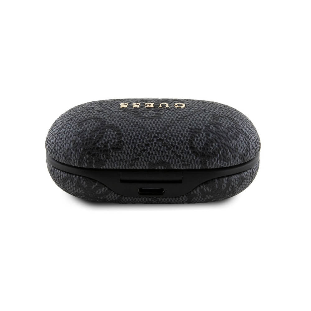 Handsfree Bluetooth Guess 4G Metal, TWS, Črna