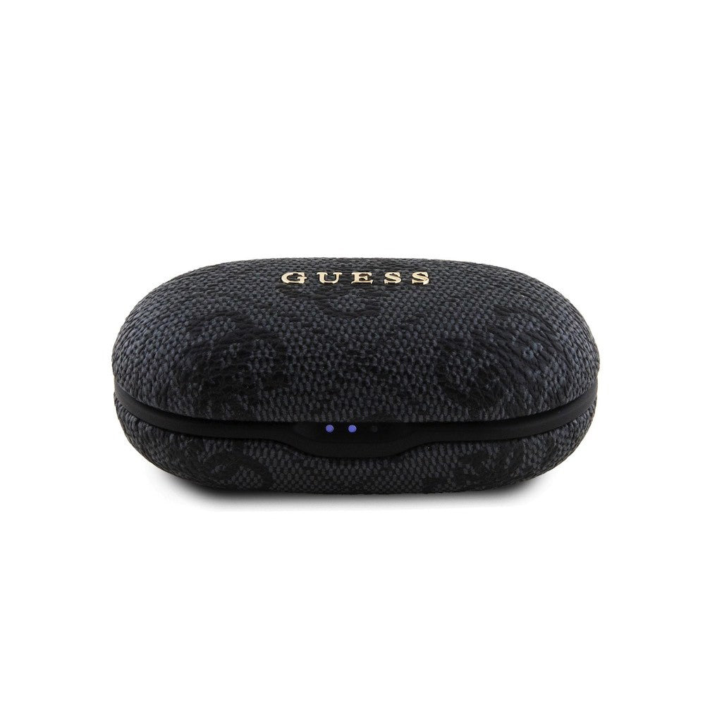 Handsfree Bluetooth Guess 4G Metal, TWS, Črna