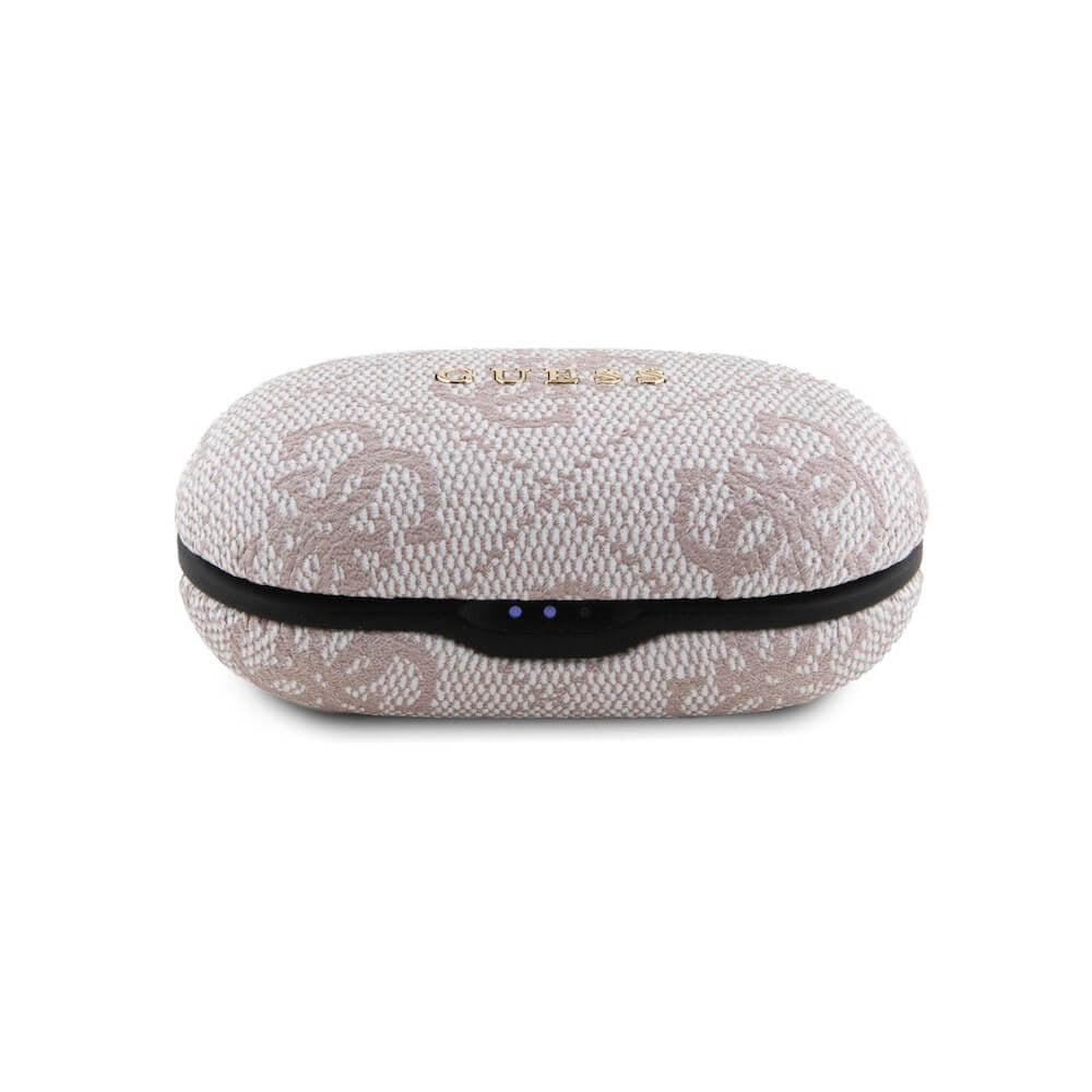Brezžične slušalke Bluetooth Guess 4G Metal, TWS, Roza