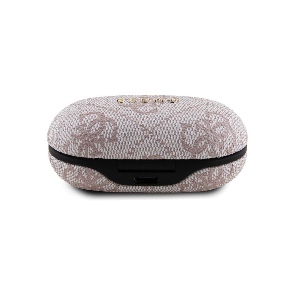 Brezžične slušalke Bluetooth Guess 4G Metal, TWS, Roza