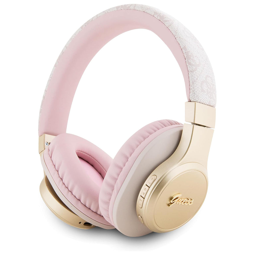 Handsfree Bluetooth Guess 4G Tone on Tone Script Logo, A2DP, Roza