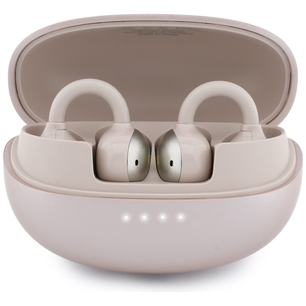 Brezžične slušalke Bluetooth Guess z metalnim zaključkom, elektropirani deli, klasične, TWS, roza