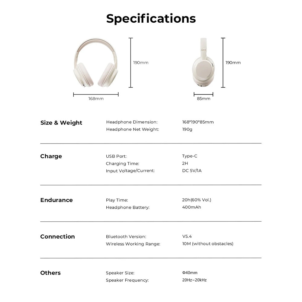 Handsfree Bluetooth HAVIT H619BT, A2DP, Črn