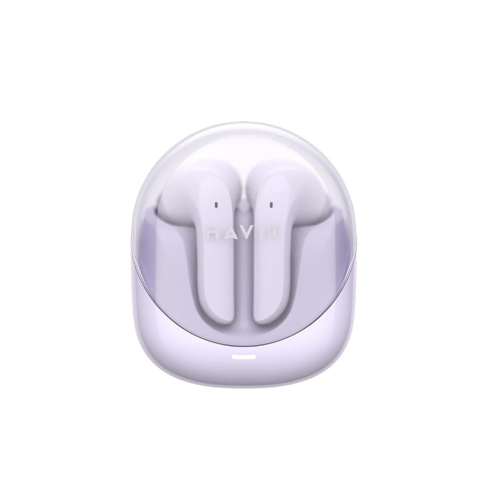 Brezžične slušalke Bluetooth HAVIT Modern Buds TW974, TWS, Vijolične