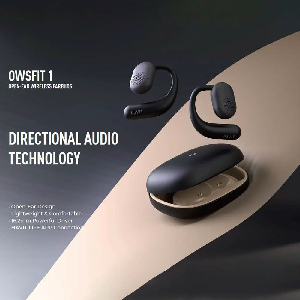 Handsfree Bluetooth HAVIT OWS914, TWS, Črna