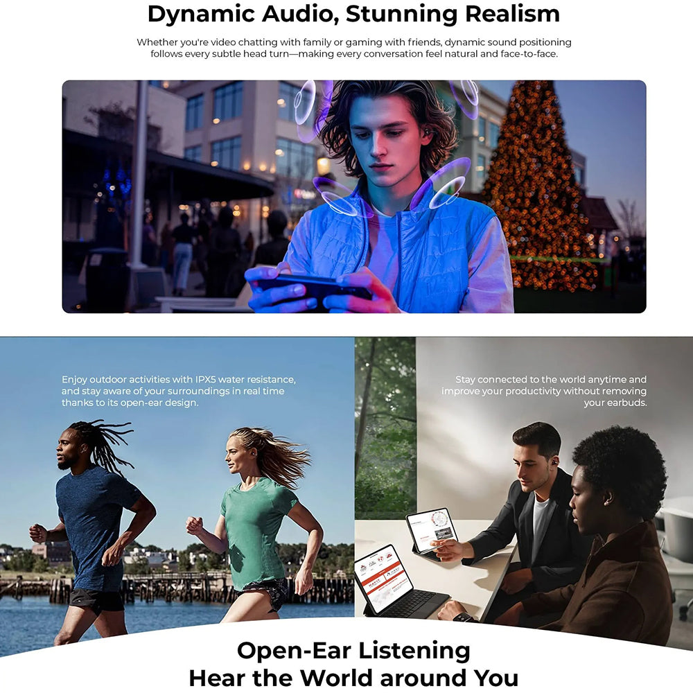 Brezžične slušalke Bluetooth HAVIT OWS916 Lite, TWS, črne