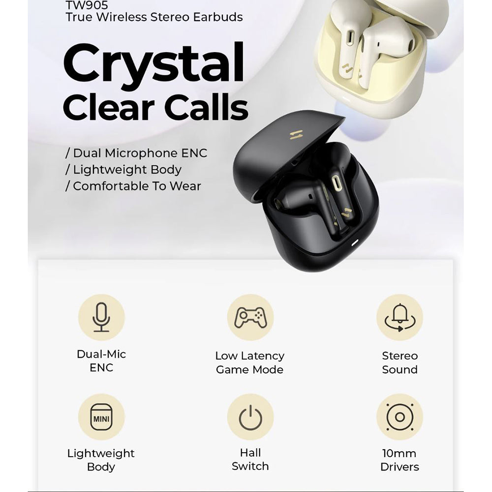 Brezžične slušalke Bluetooth HAVIT TW905, TWS, Bež