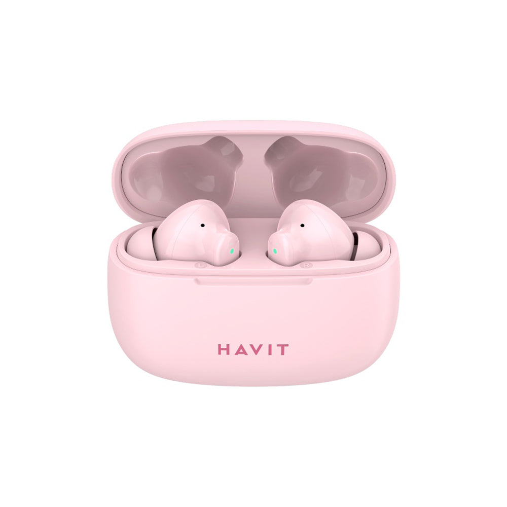 Brezžične slušalke Bluetooth HAVIT TW967 Pro, TWS, Roza
