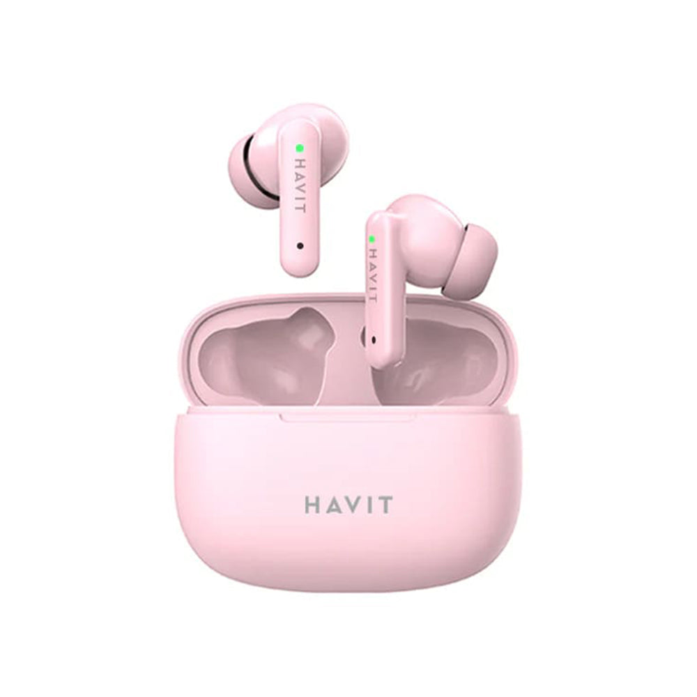 Brezžične slušalke Bluetooth HAVIT TW967 Pro, TWS, Roza