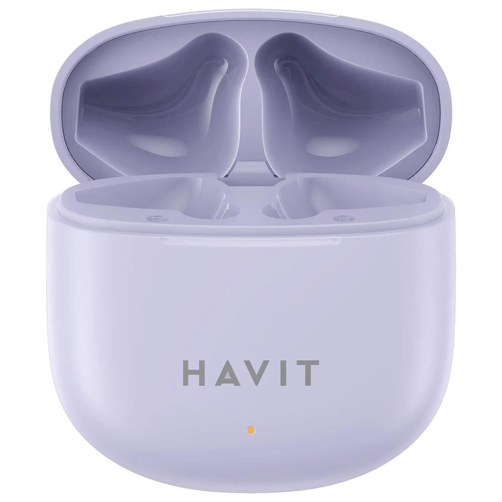 Brezžične slušalke Bluetooth HAVIT TW976, TWS, Vijolične