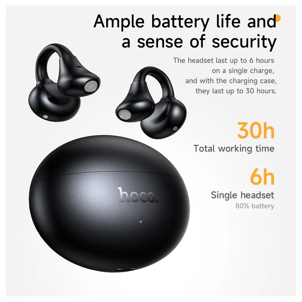 Brezžične slušalke Bluetooth HOCO EA8, TWS, bele