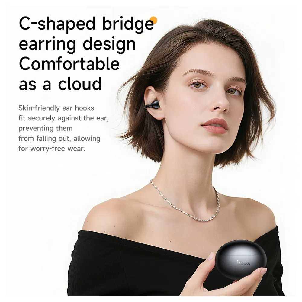 Brezžične slušalke Bluetooth HOCO EA8, TWS, bele