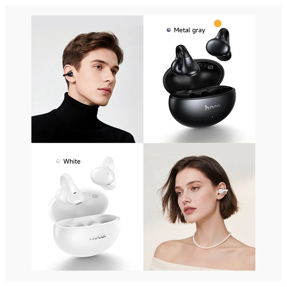 Brezžične slušalke Bluetooth HOCO EA8, TWS, bele