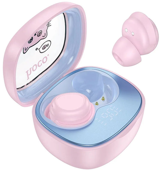 Brezžične slušalke Bluetooth HOCO EW111, TWS, Roza