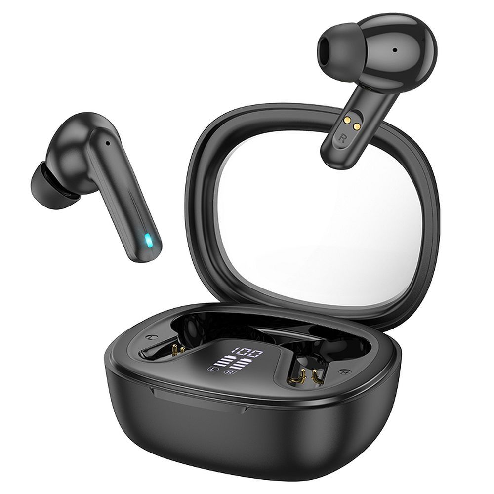 Handsfree Bluetooth HOCO Shadow EQ6, TWS, črna