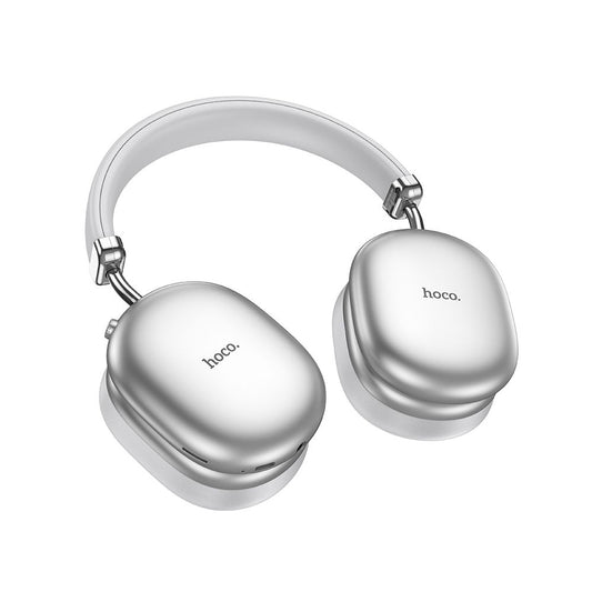 Brezžične slušalke Bluetooth HOCO W35 Max, A2DP, ANC, Srebrne