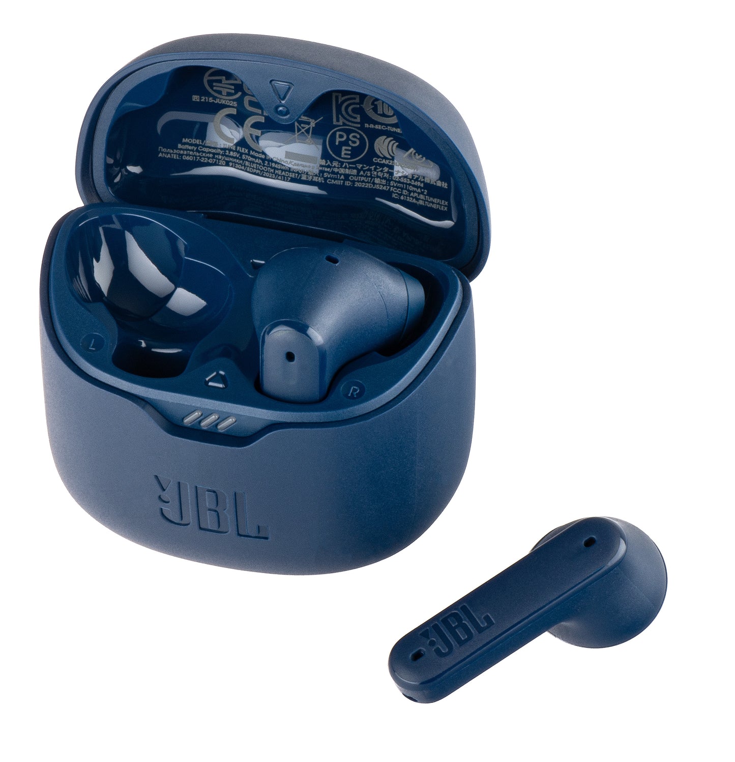 Handsfree Bluetooth JBL Tune Flex, TWS, ANC, Modra JBLTFLEXBLU