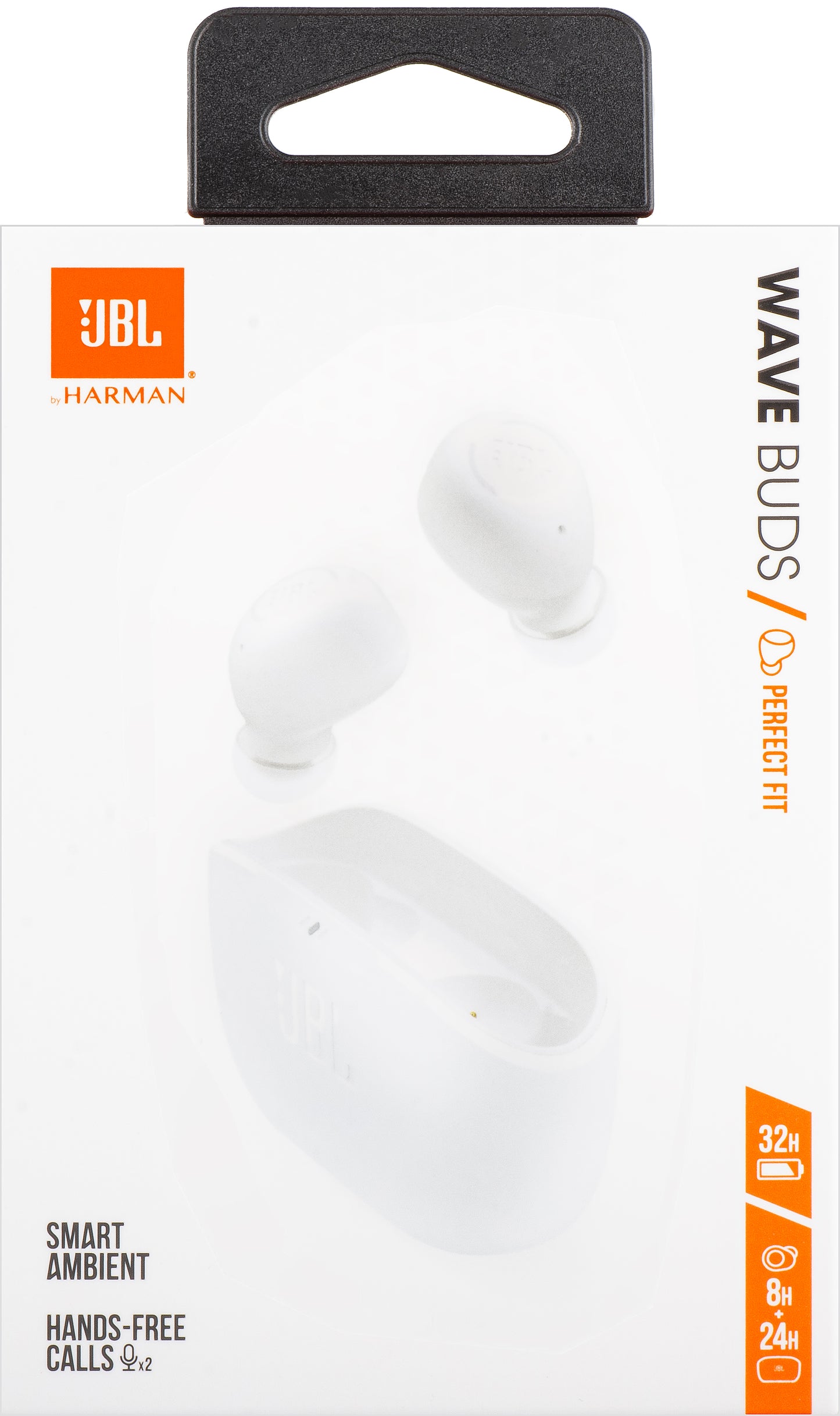 Slušalke Bluetooth JBL Wave Buds, TWS, bele JBLWBUDSWHT