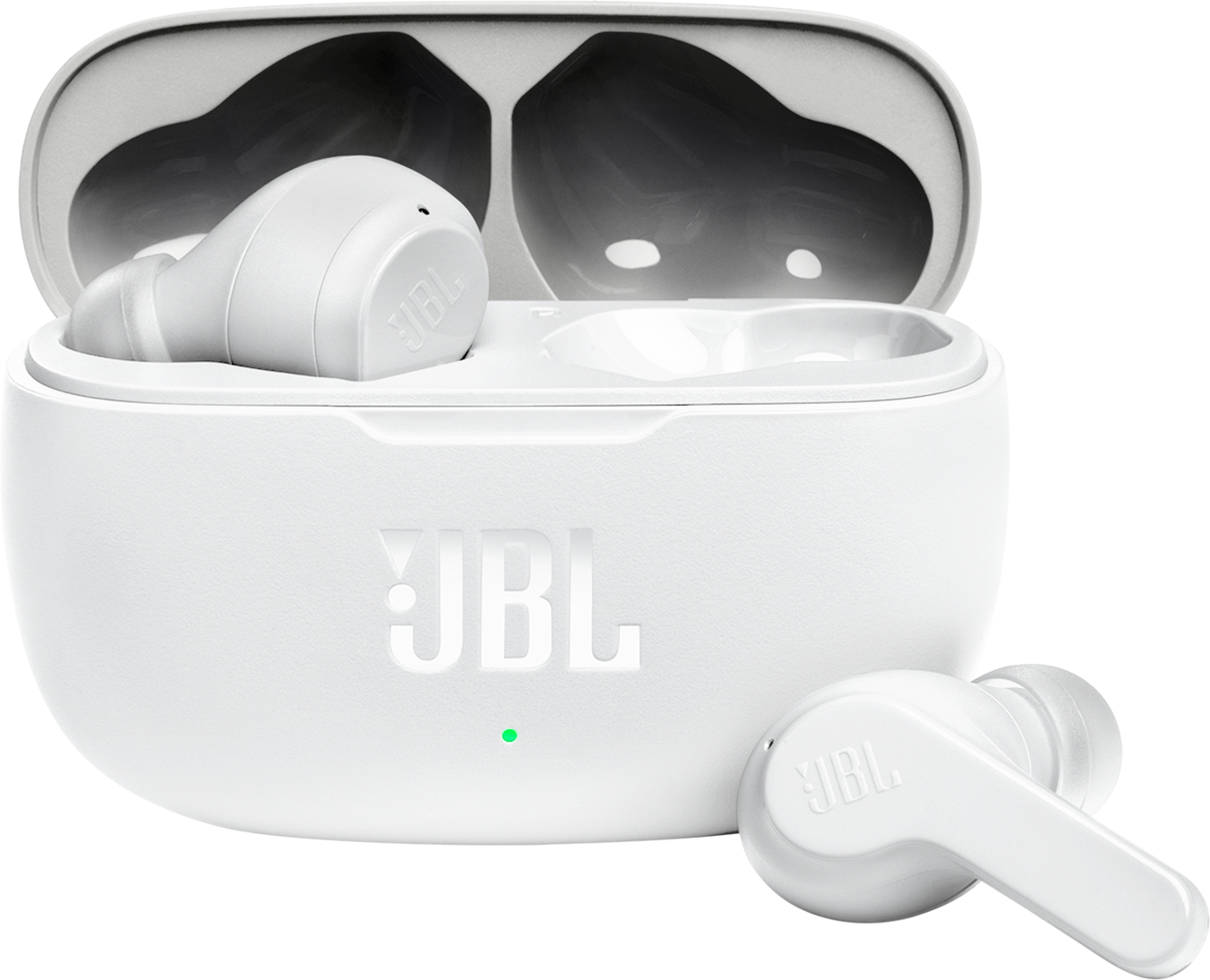Brezžične slušalke Bluetooth JBL Wave 200TWS, TWS, bele